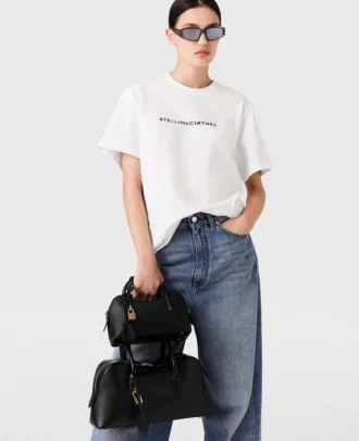 T-shirt oversize in cotone con logo
