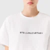 T-shirt oversize in cotone con logo