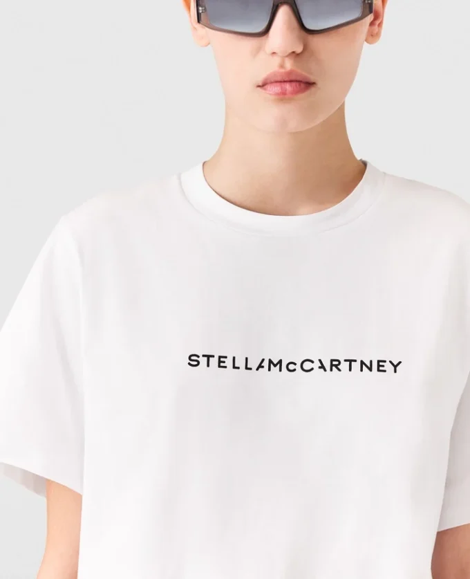T-shirt oversize in cotone con logo