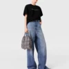 T-shirt oversize in cotone con logo