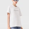 T-shirt oversize in cotone con logo