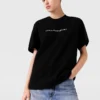T-shirt oversize in cotone con logo
