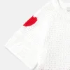 Top a maniche corte con cuore all’uncinetto Top a maniche corte con cuore all’uncinetto