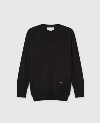 Top a maniche lunghe in maglia compatta