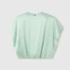 Top con maniche ad aletta e spalline Top con maniche ad aletta e spalline