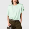Top con maniche ad aletta e spalline Top con maniche ad aletta e spalline