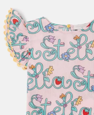 Top con maniche ad aletta Stella Vine