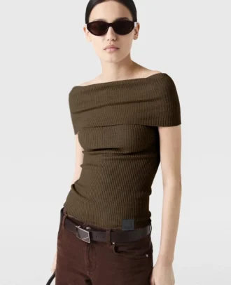 Top con spalle scoperte