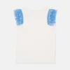 Top senza maniche con bordi in tulle Top senza maniche con bordi in tulle