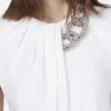 Top senza maniche con catena di cristalli Falabella Top senza maniche con catena di cristalli Falabella
