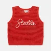 Top senza maniche ricamato Stella Top senza maniche ricamato Stella