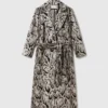Trench con cintura in jacquard Cloud Leopard Trench con cintura in jacquard Cloud Leopard