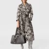 Trench con cintura in jacquard Cloud Leopard Trench con cintura in jacquard Cloud Leopard