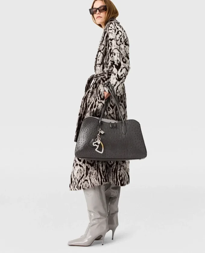 Trench con cintura in jacquard Cloud Leopard Trench con cintura in jacquard Cloud Leopard