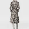 Trench con cintura in jacquard Cloud Leopard Trench con cintura in jacquard Cloud Leopard