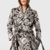 Trench con cintura in jacquard Cloud Leopard Trench con cintura in jacquard Cloud Leopard
