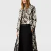 Trench con cintura in jacquard Cloud Leopard Trench con cintura in jacquard Cloud Leopard