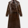 Trench con stampa coccodrillo Trench con stampa coccodrillo