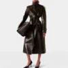 Trench con stampa coccodrillo Trench con stampa coccodrillo