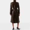 Trench con stampa coccodrillo Trench con stampa coccodrillo