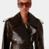 Trench con stampa coccodrillo Trench con stampa coccodrillo