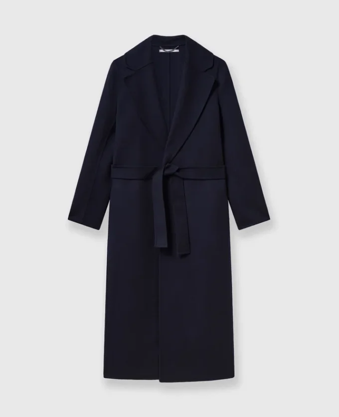 Trench double-face con cintura Trench double-face con cintura