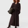 Trench double-face con cintura Trench double-face con cintura