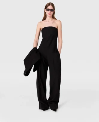 Tuta sartoriale senza spalline