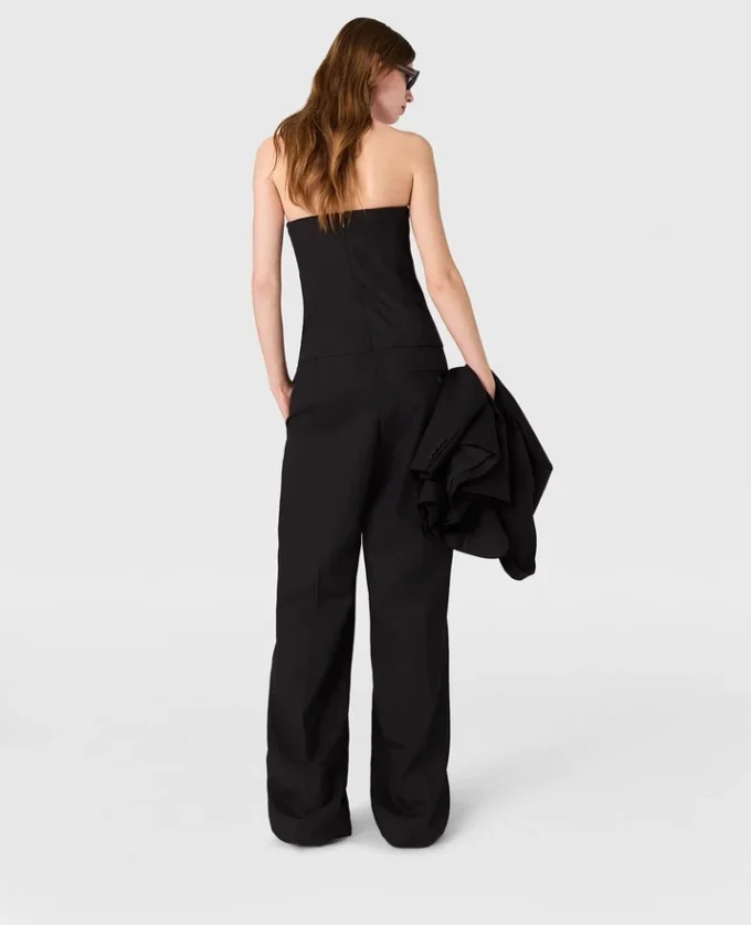 Tuta sartoriale senza spalline Tuta sartoriale senza spalline