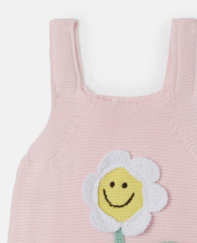 Tutina con ricamo floreale