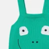 Tutina con ricamo grafico a forma di rana Tutina con ricamo grafico a forma di rana