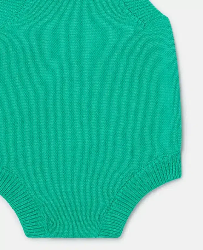 Tutina con ricamo grafico a forma di rana Tutina con ricamo grafico a forma di rana