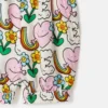 Tutina con spalline arricciate e stampa Earth Friends Tutina con spalline arricciate e stampa Earth Friends