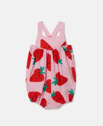Tutina con stampa fragole