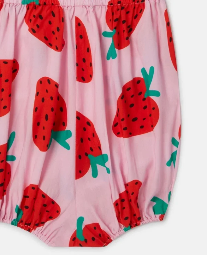 Tutina con stampa fragole Tutina con stampa fragole