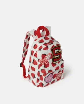 Zaino con stampa fragole