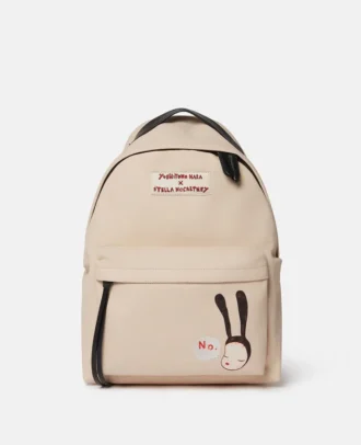 Zaino con stampa Little Black Bunny